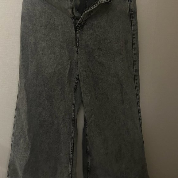 PLT Washed grey wide leg jeans - Picture 4 of 4